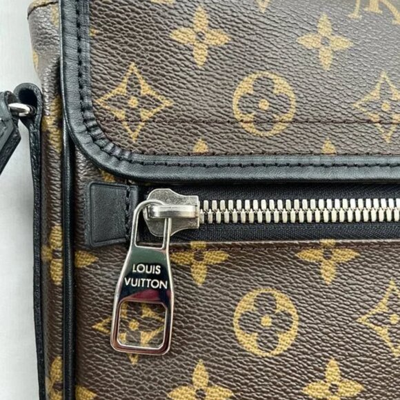 NWT Louis Vuitton Monogram Macassar Canvas Bass MM Messenger/crossbody Bag - Picture 9 of 17